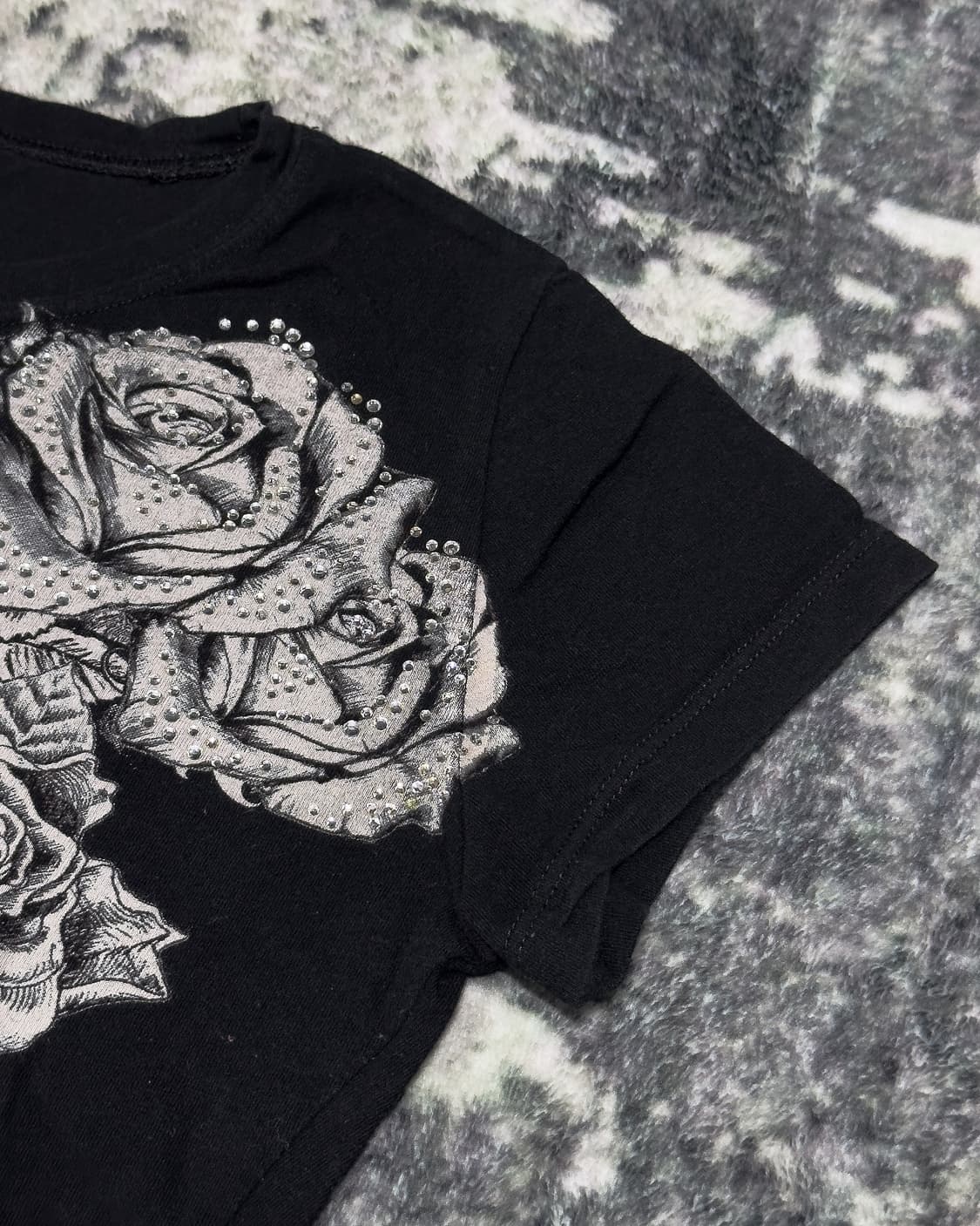 {Unknown} Rose Arabesque Graphic Tee  상품이미지7