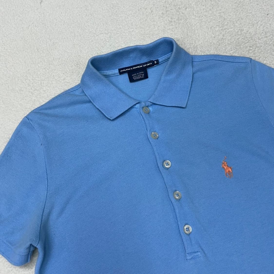 Polo skyblue collar one-piece 상품이미지5