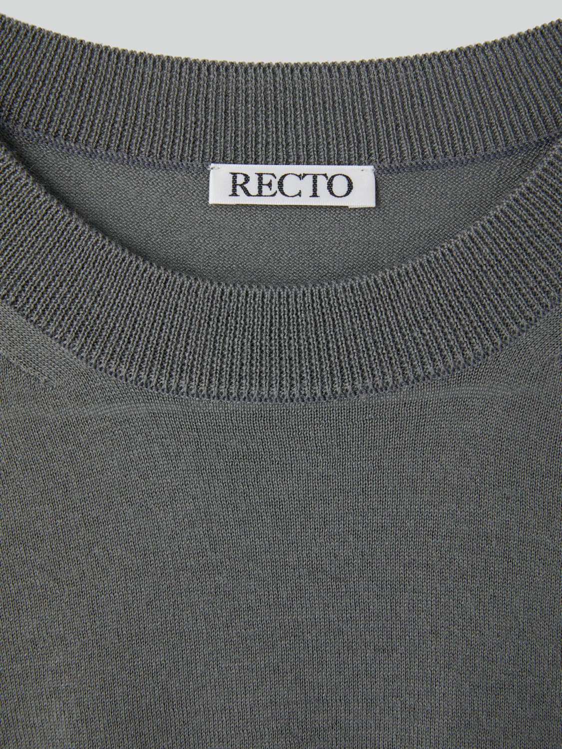 렉토 26SS 실크 캐시미어 니트 탑 미드나잇 그레이 상품이미지6