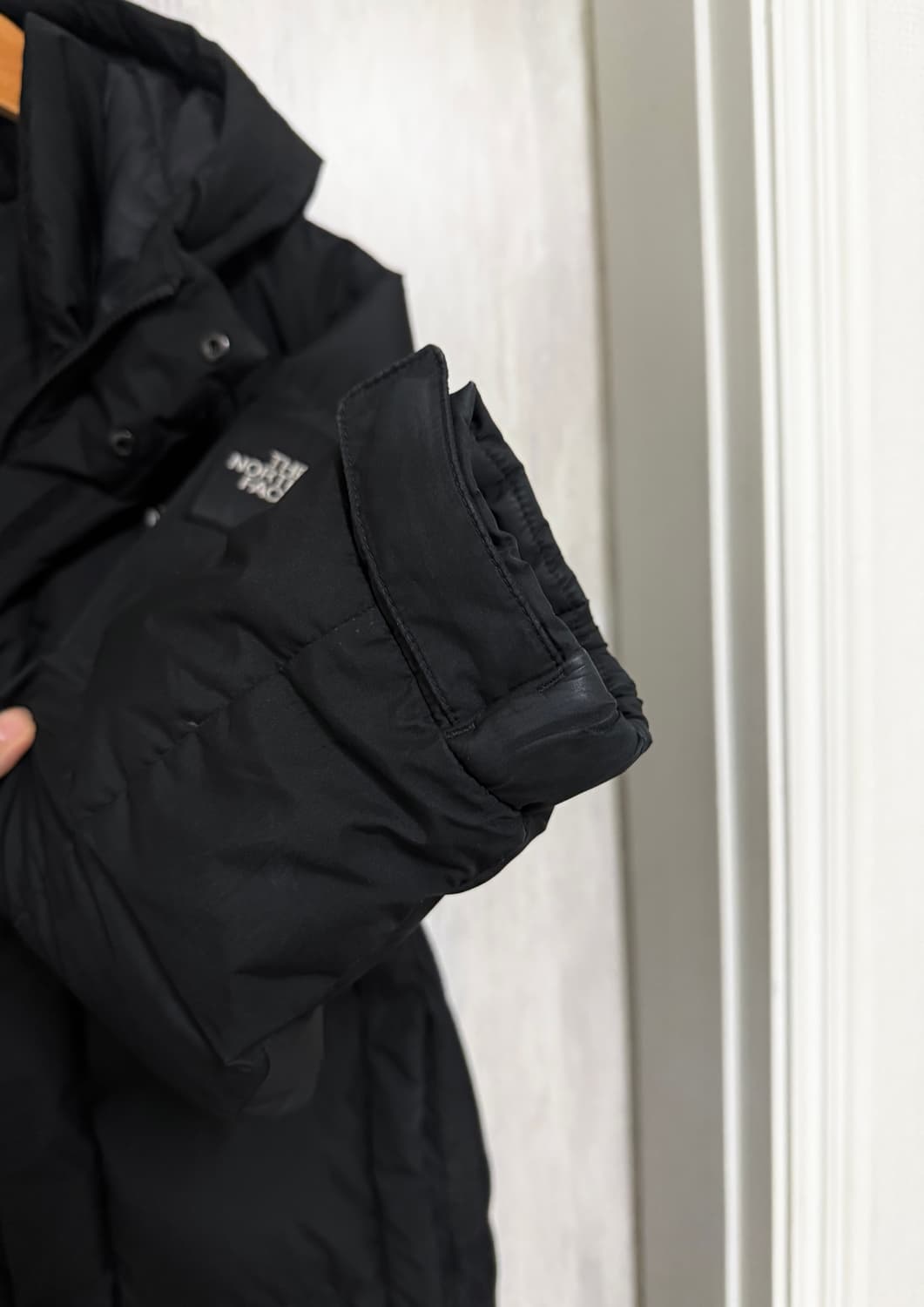 XS 85 / 노스페이스 구스다운 블랙 롱패딩 상품이미지6