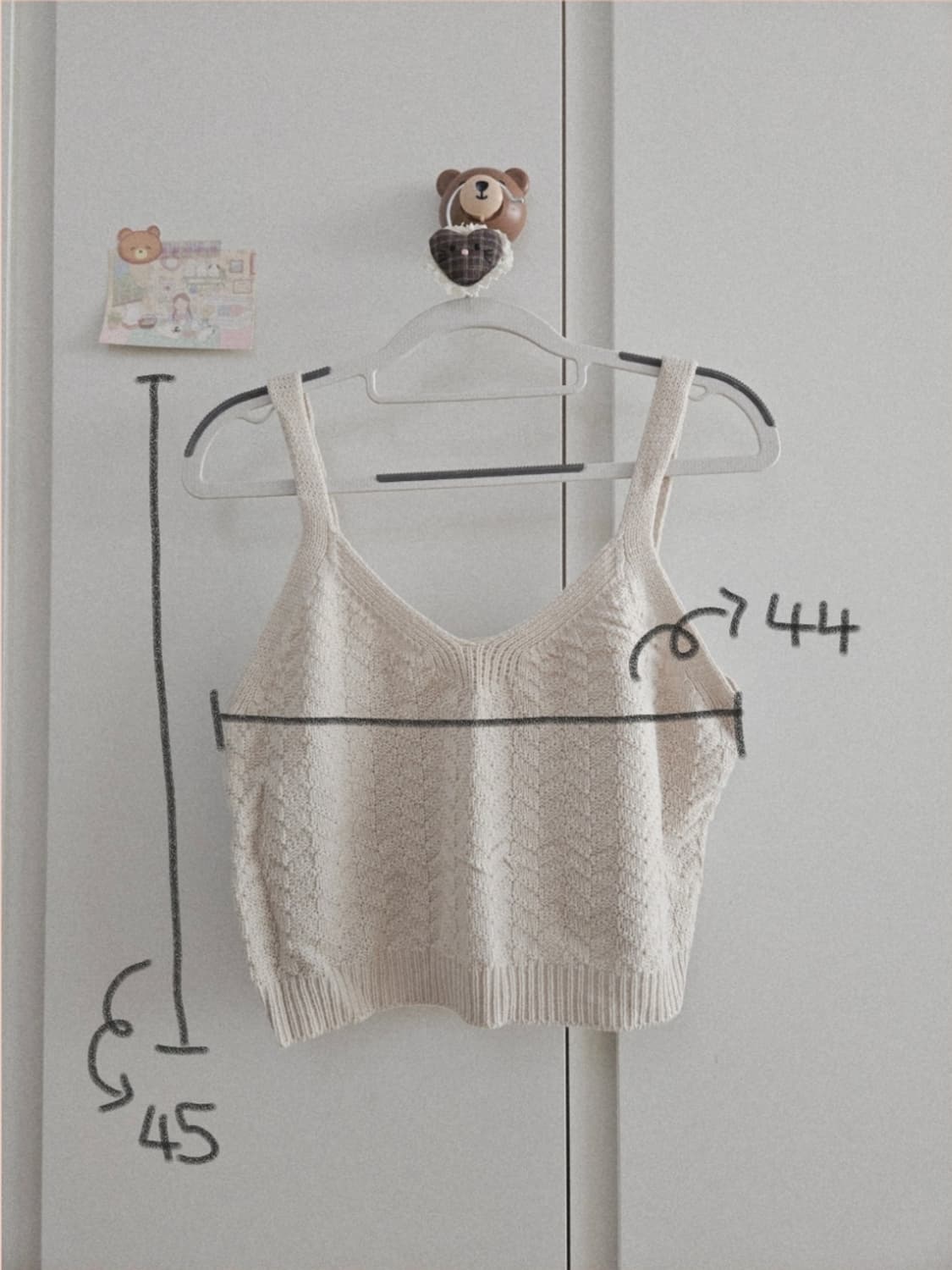 [새상품] 슬로우앤드 니트 뷔스티에 (옷장정리) 상품이미지6