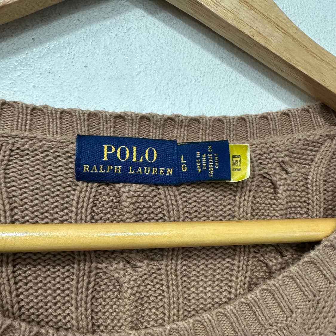 폴로 랄프로렌 꽈배기 니트 상품이미지3