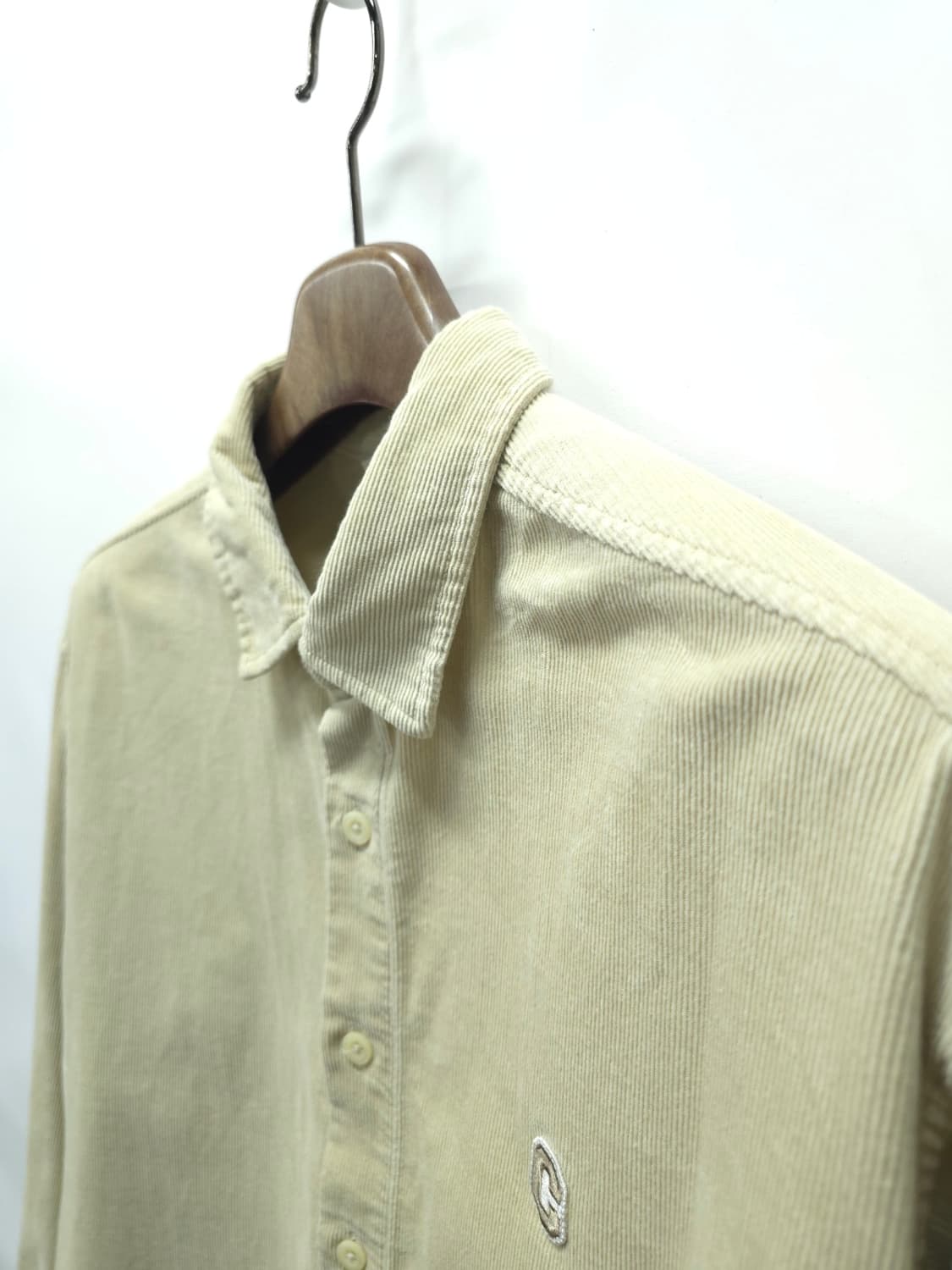 커버낫 C 로고 코듀로이 셔츠 베이지 (L사이즈) 상품이미지4
