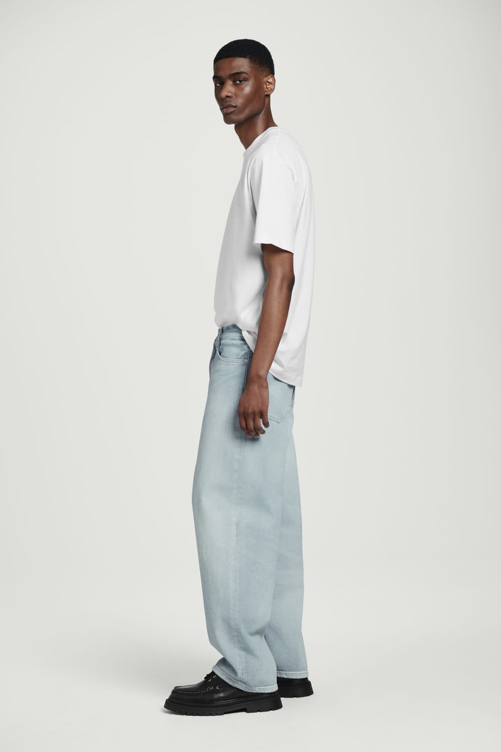 cos 라이더 와이드 레그 진 라이트 블루 상품이미지3