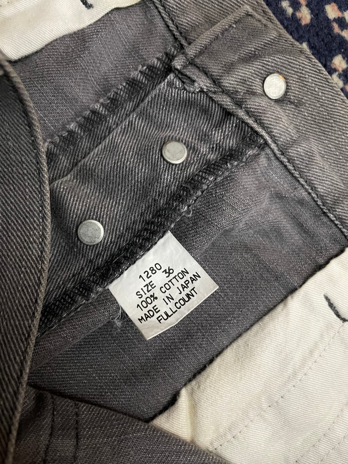 풀카운트 1280 그레이 데님팬츠 상품이미지9