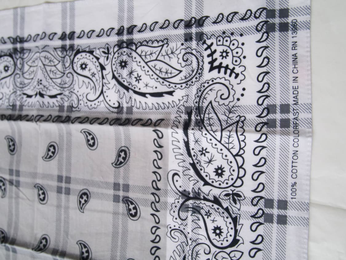 [ paisley check bandana ] 상품이미지6