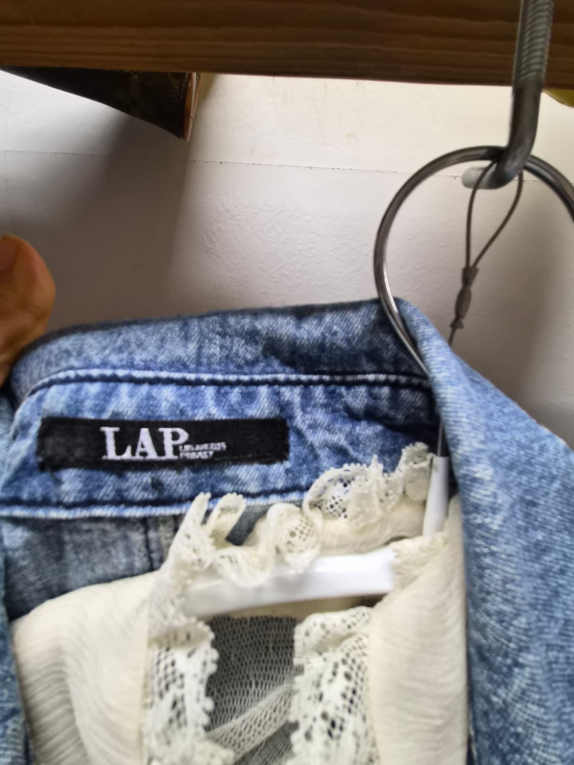 랩 벌룬 데님 롱 원피스 상품이미지3