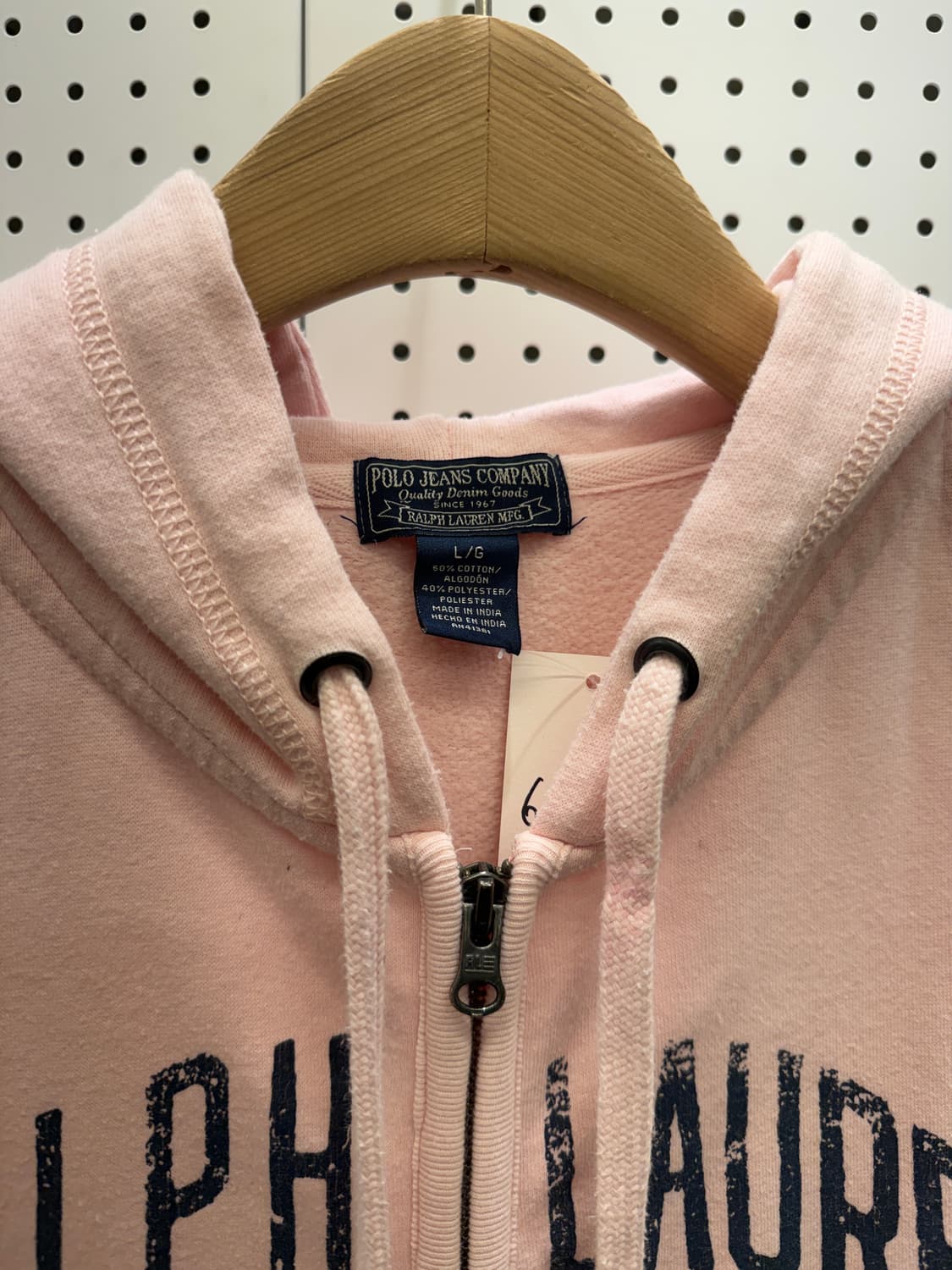 폴로진스컴퍼니 랄프로렌 아치 로고 후드 집업 U807 상품이미지5