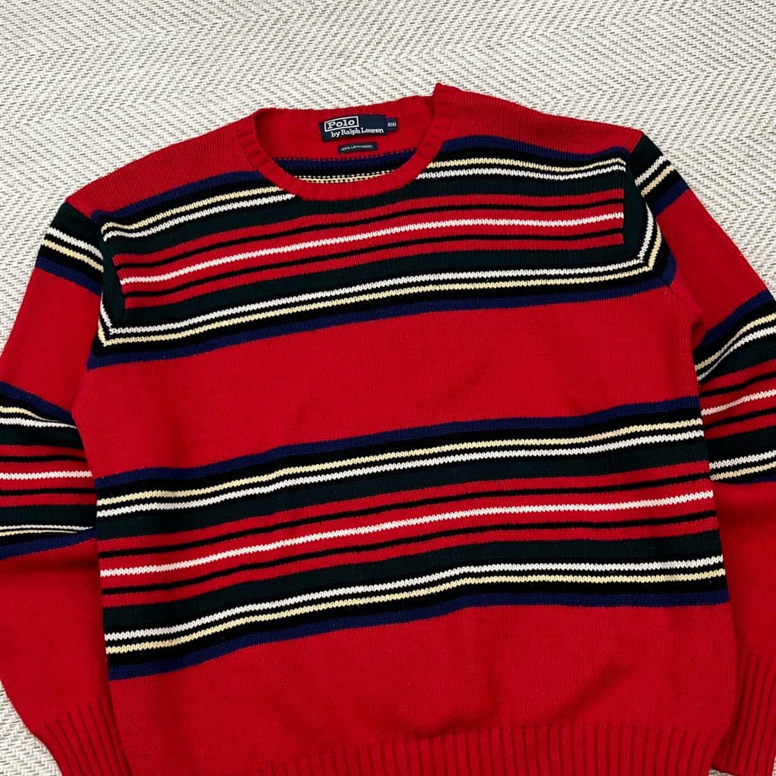 폴로랄프로렌 스트라이프 램스울 니트 r3359 상품이미지3