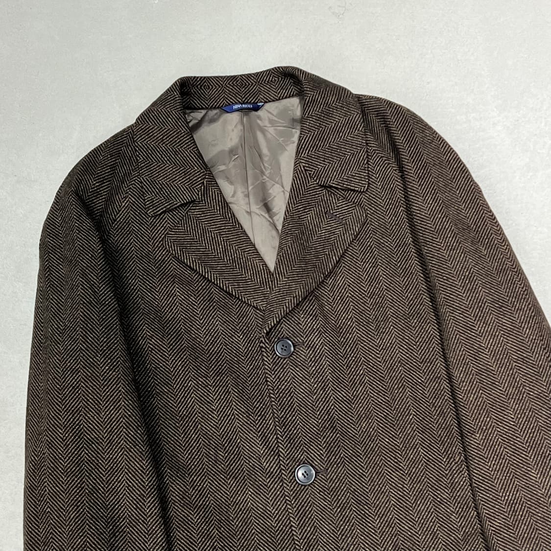 니나리치 헤링본 롱코트 s08927 상품이미지3