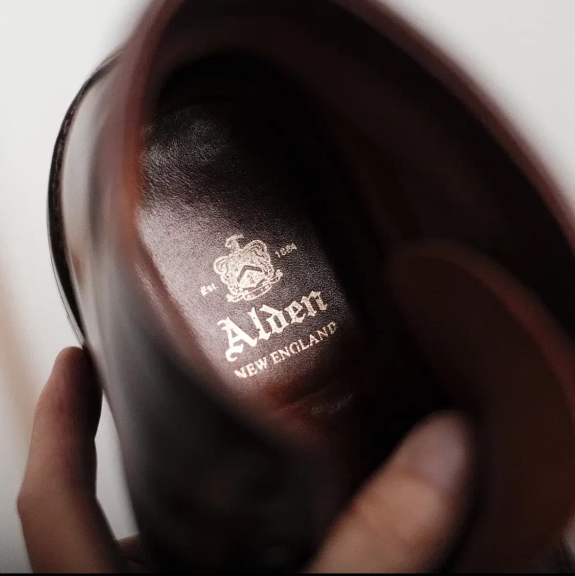 Alden40218HC 6.5D 버건디 코도반 탱커부츠 상품이미지8