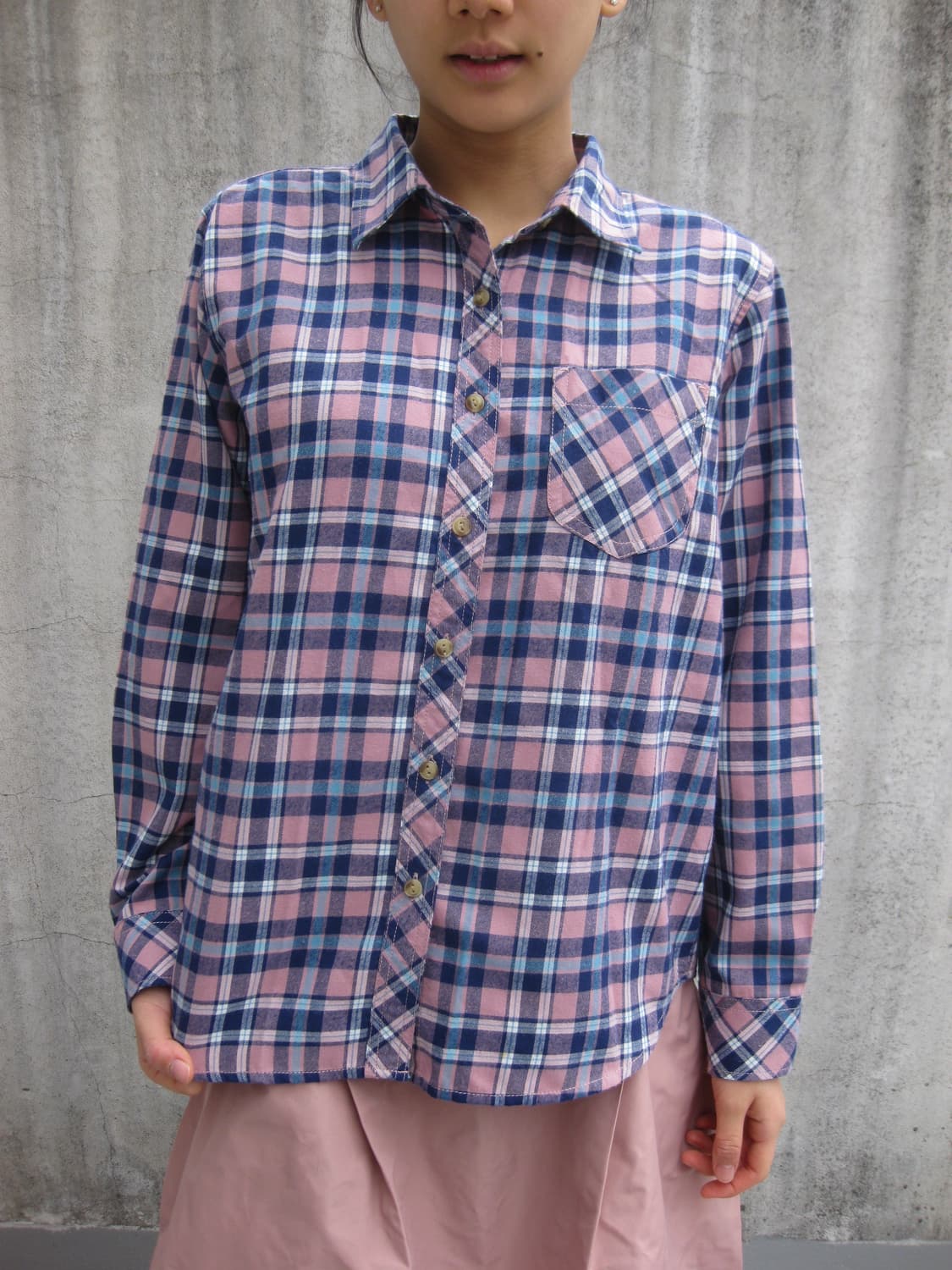 E hyphen world gallery 체크 셔츠  상품이미지5