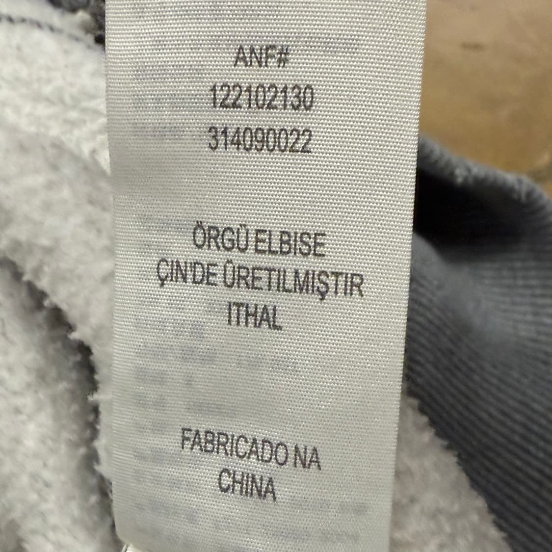 아베크롬비 그레이 후드집업 상품이미지7