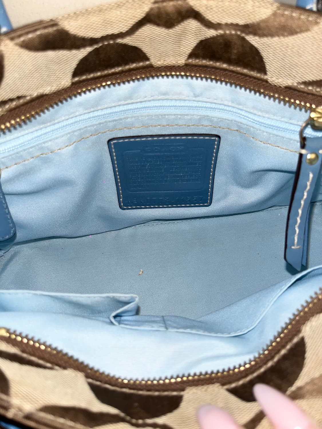 2000ss COACH skyblue Shoulder bag 상품이미지7