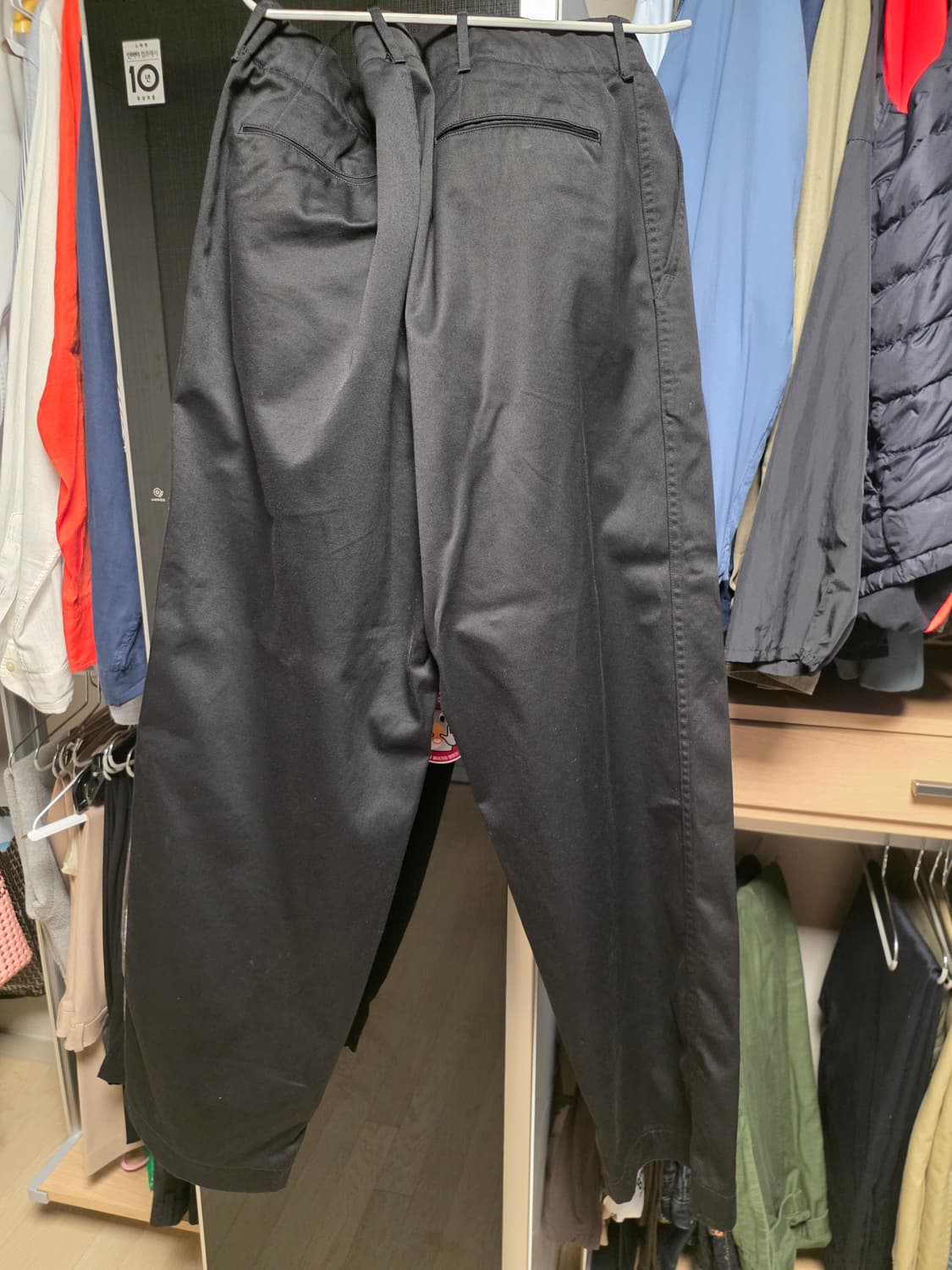 나나미카 와이드 치노 블랙 36사이즈 상품이미지7