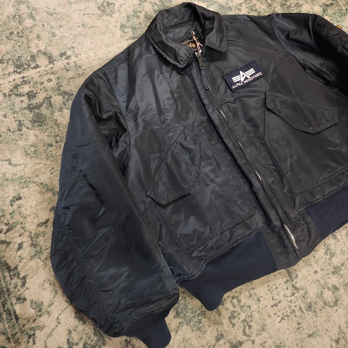 90s 오리지날 알파 CWU 플라이트자켓 상품이미지2