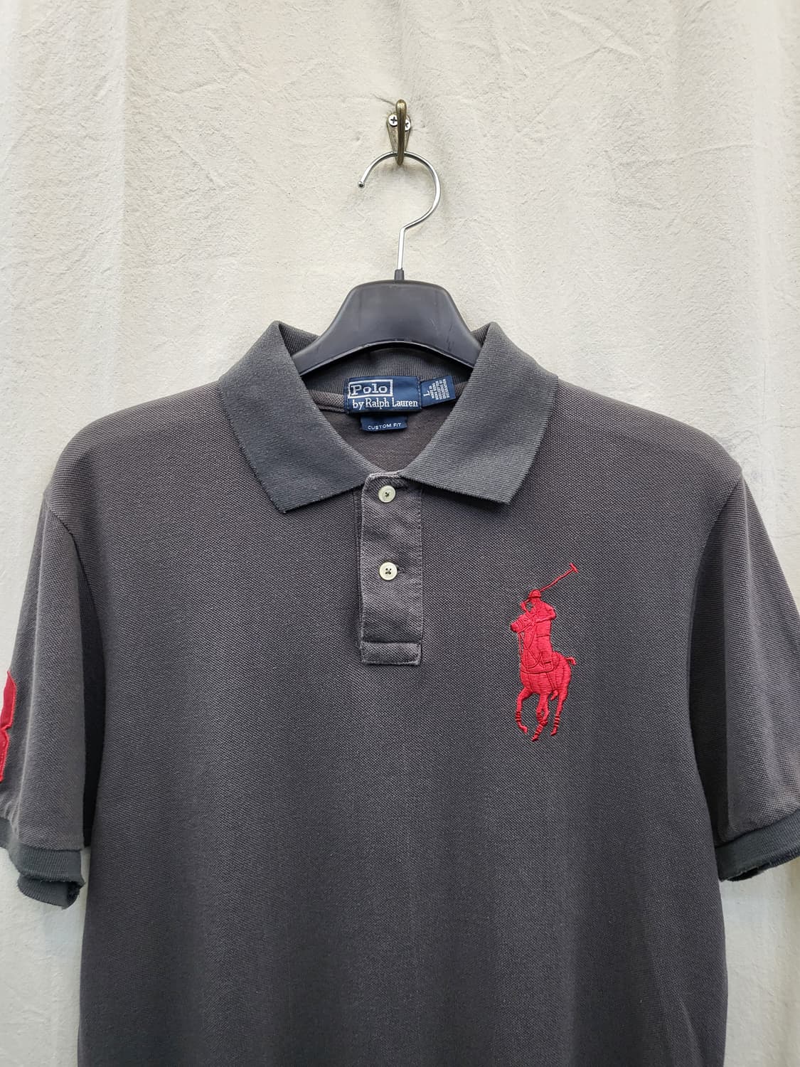 폴로 랄프로렌 빅포니 반팔 카라티 그레이 상품이미지3