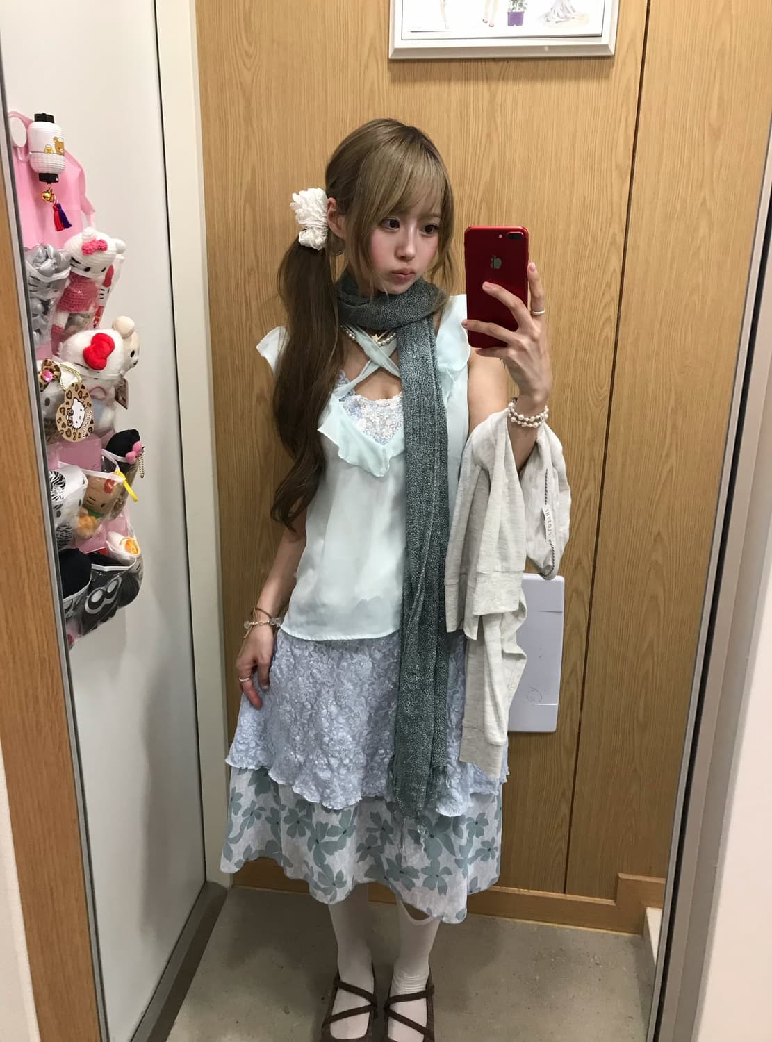 데일리 블루 페어리 플라워 니혼진 코디세트 상품이미지2