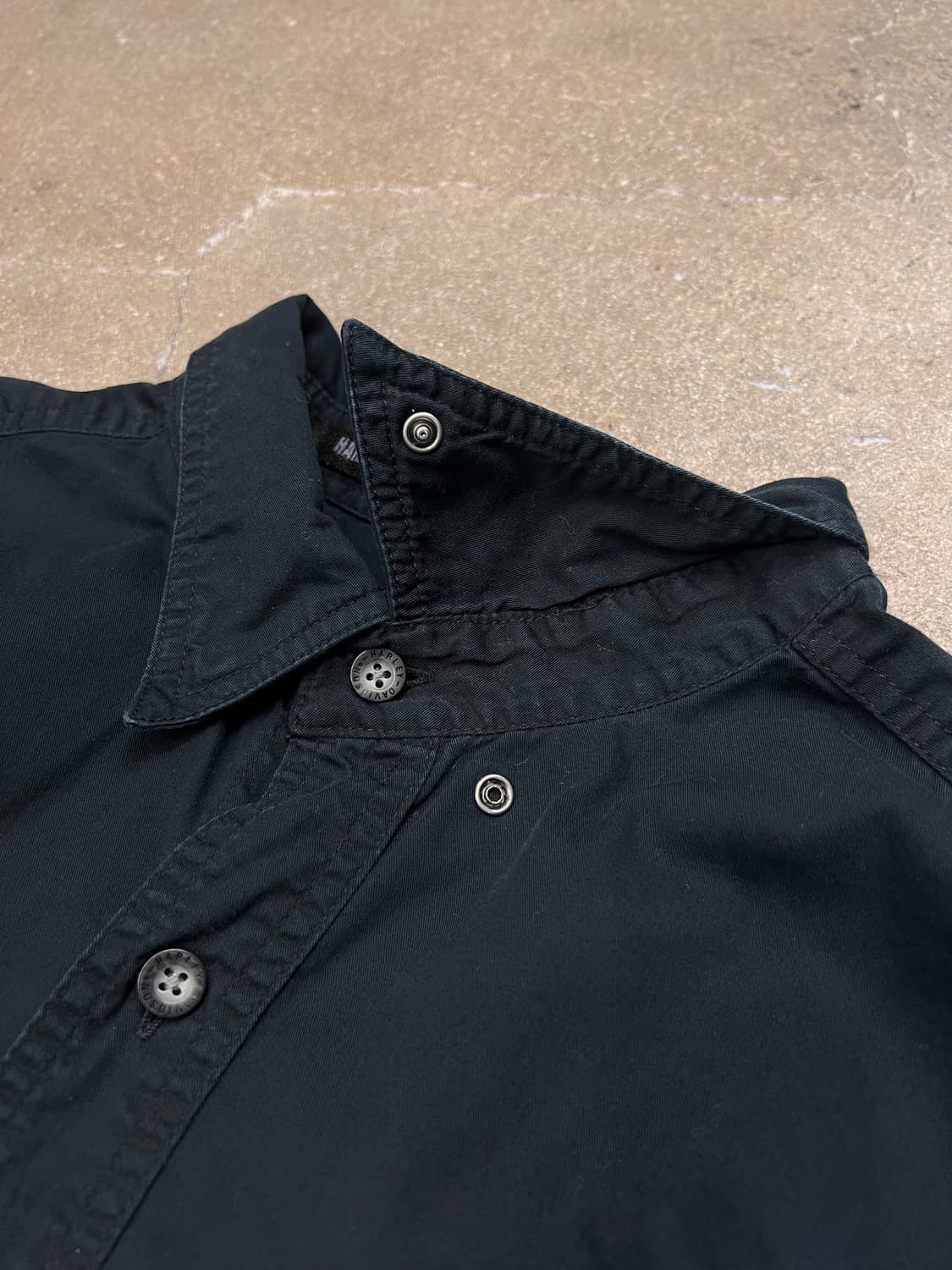 할리데이비슨 코튼 셔츠 블랙 상품이미지5