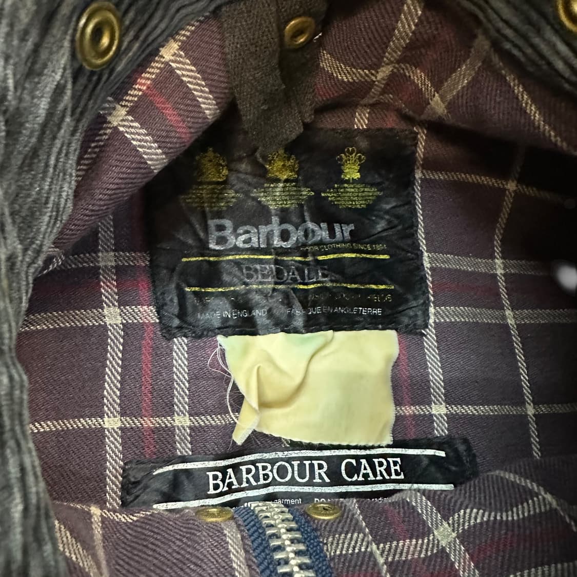 바버 비데일 빈티지 왁싱 자켓 상품이미지6