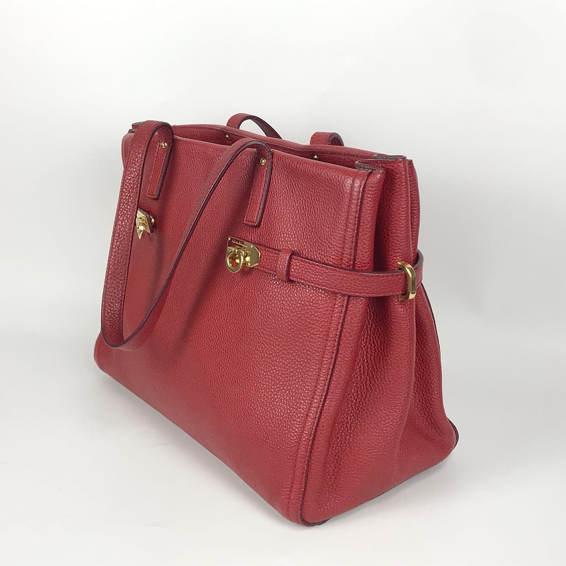페라가모 Ferragamo 레드 토트백 숄더백 여성 가방 상품이미지6