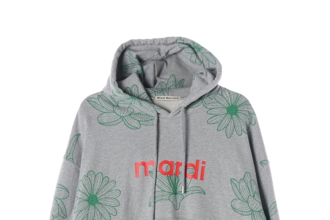 마르디 메크르디 플라워 패턴 후드티 ONE 상품이미지3