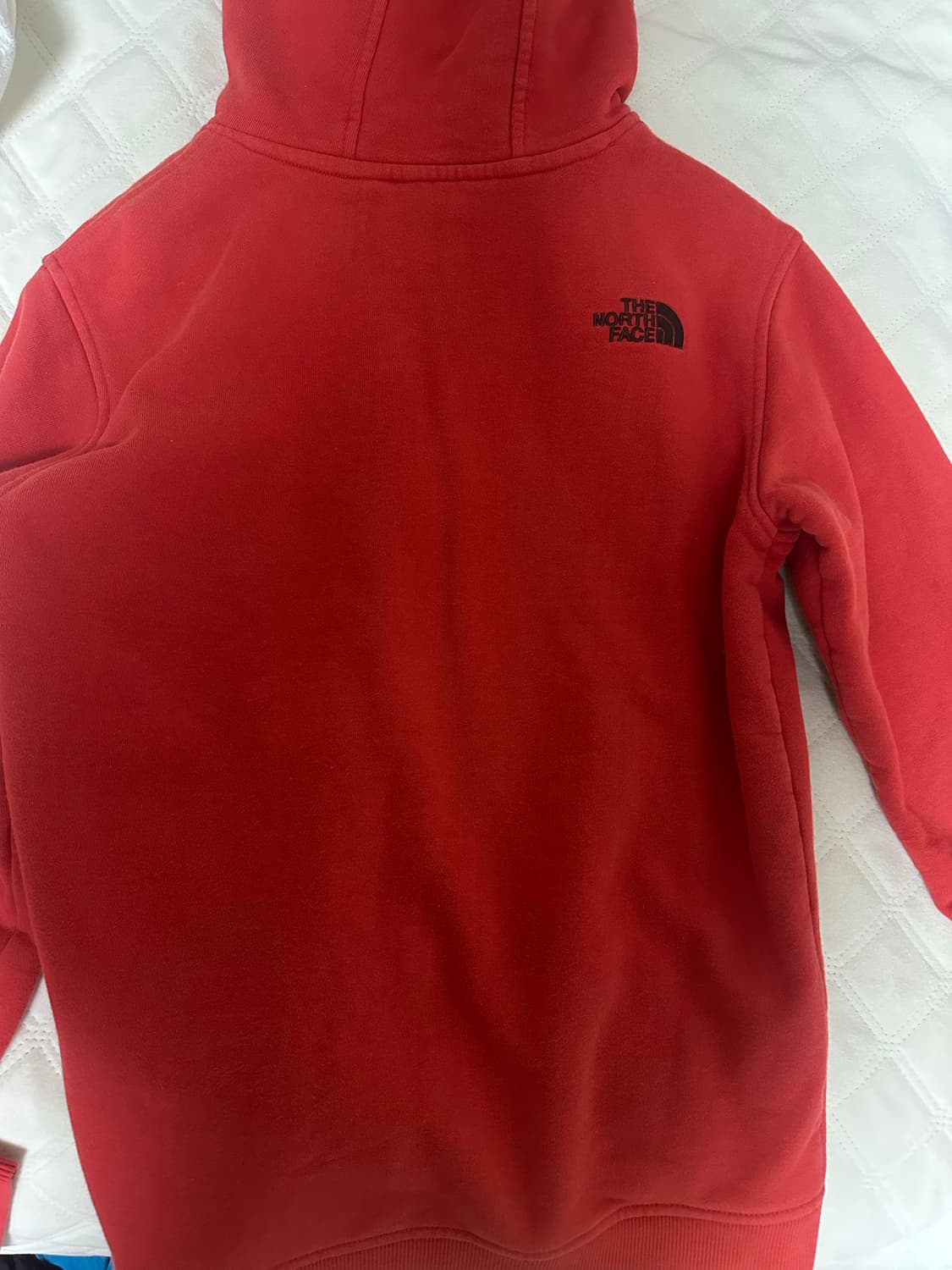 노스페이스 빨간색 후드티 상품이미지2