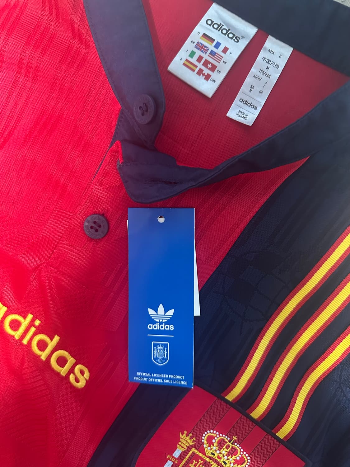 아디다스 스페인 1996 리이슈 유니폼 상품이미지3