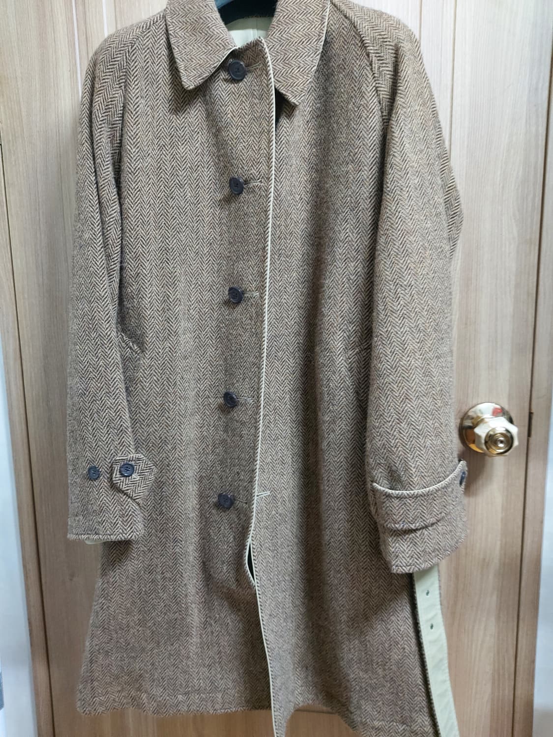 폴로 헤링본 리버시블 발마칸코트 상품이미지1