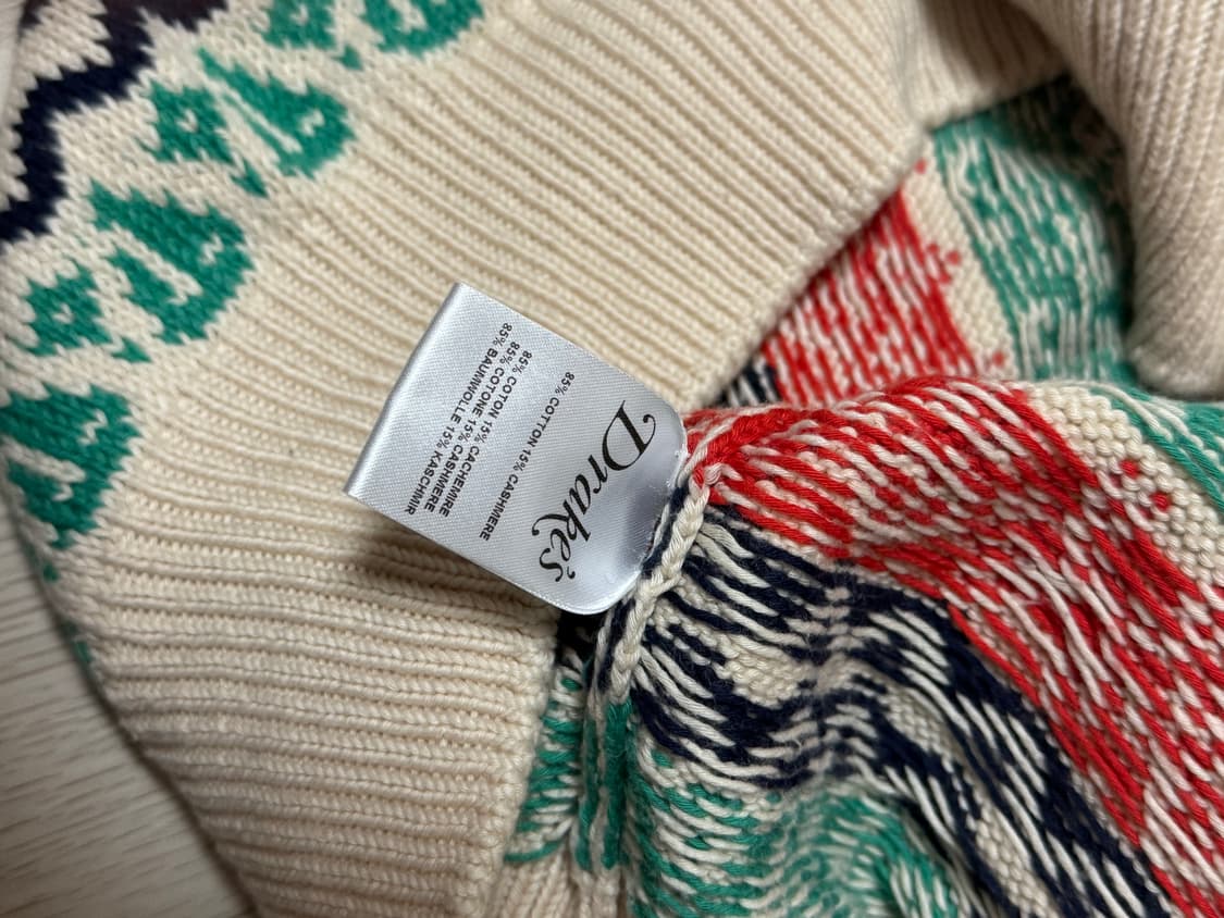 드레익스 코튼캐시미어 니트 베스트 L 상품이미지3