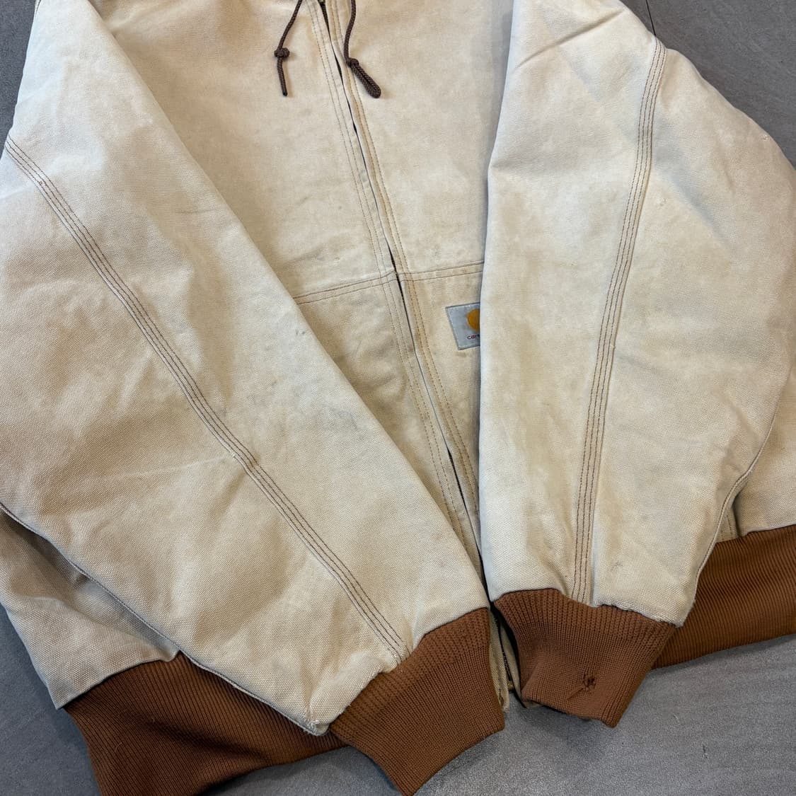 칼하트 정품 미국 생산 베이지 액티브 자켓 상품이미지7