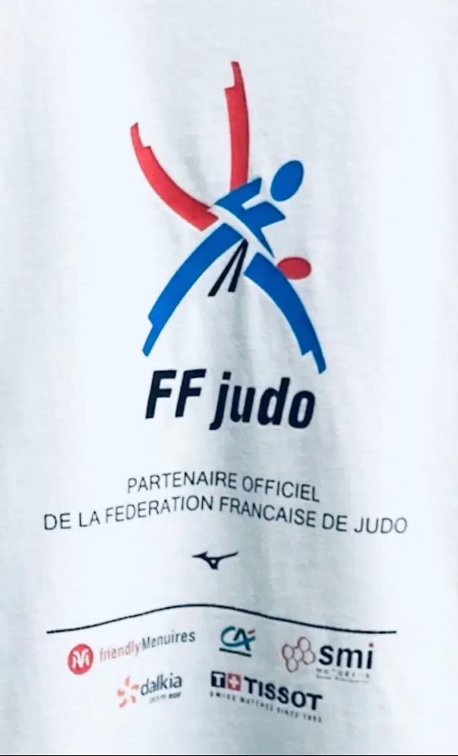 미즈노 X ff judo 프랑스 유도연맹 콜라보 티셔츠 XL 상품이미지3