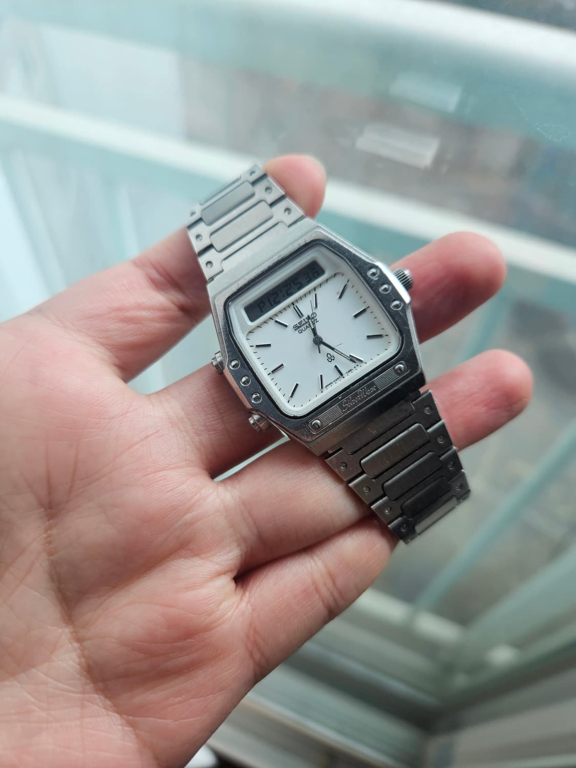 세이코 실버웨이브 아나디지 극 희귀 빈티지 상품이미지1