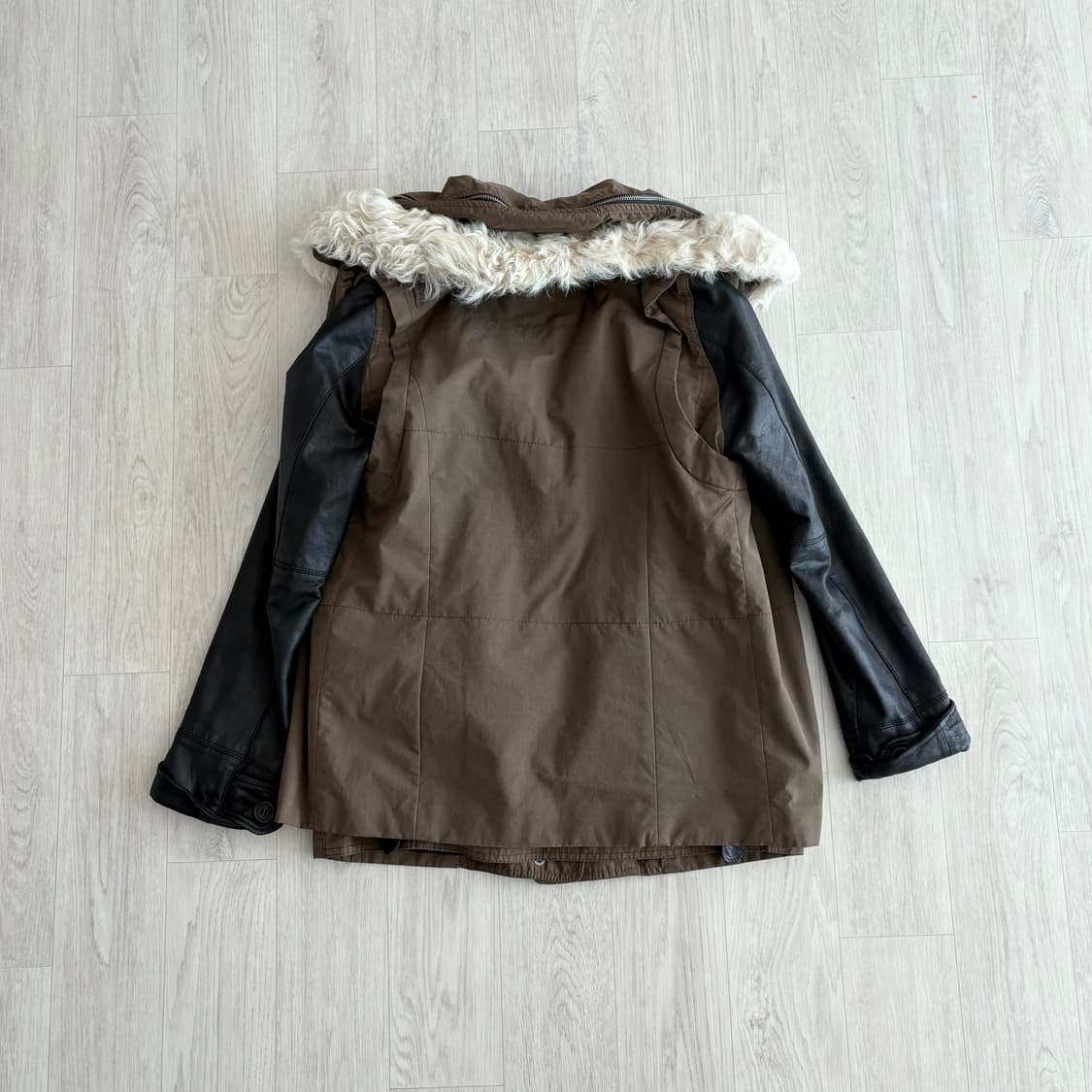 주크 2-way 양가죽자켓+양모베스트 아우터 자켓 상품이미지2