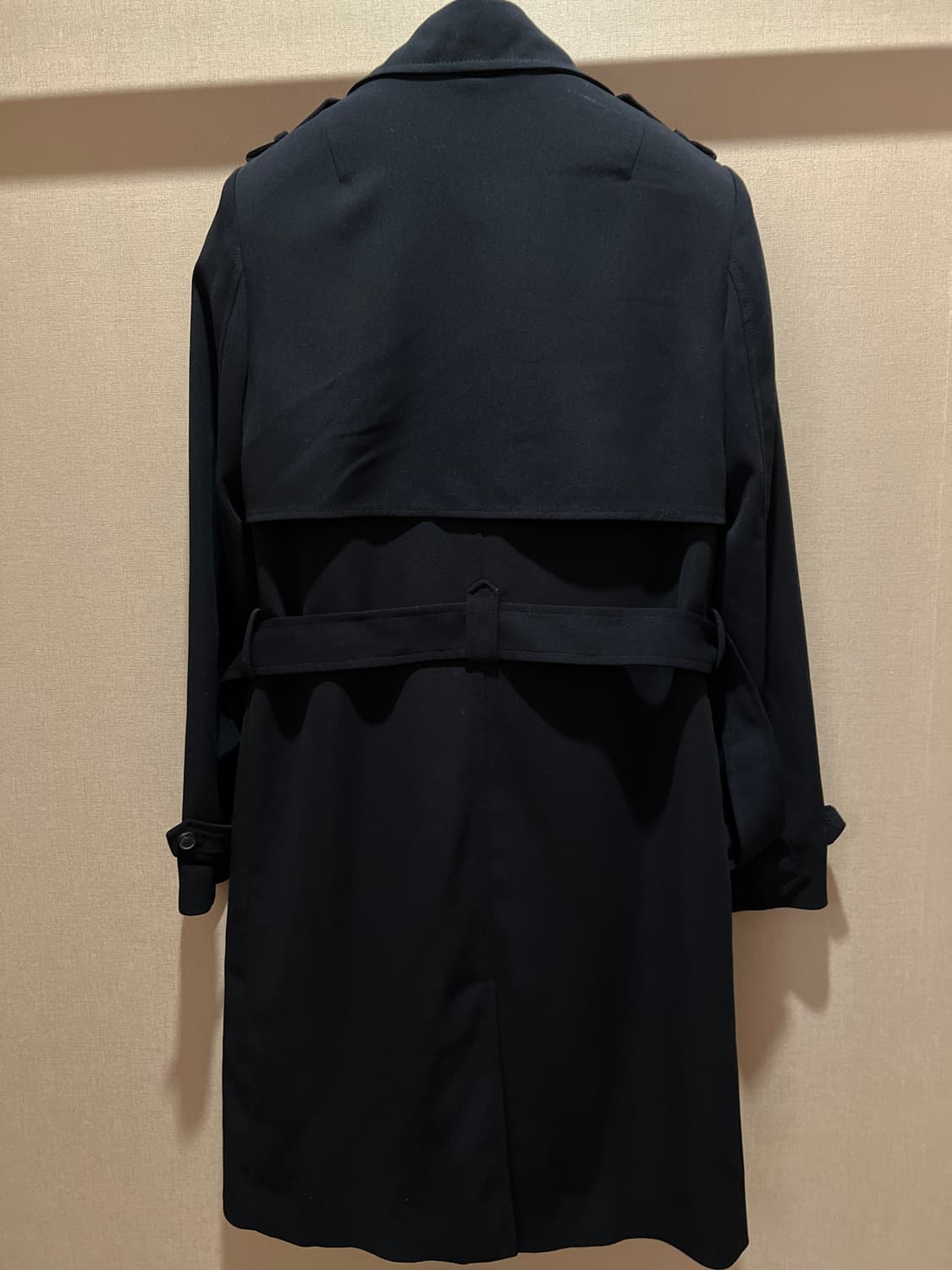 LIST Black Double-Flap Trench Coat 55 상품이미지2