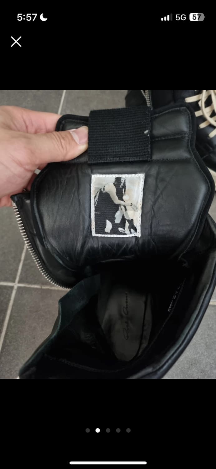 릭오웬스 지오바스켓 42 270mm 상품이미지3