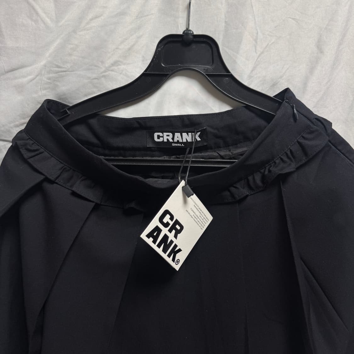 크랭크 프릴 플리츠 미디스커트 s 상품이미지3