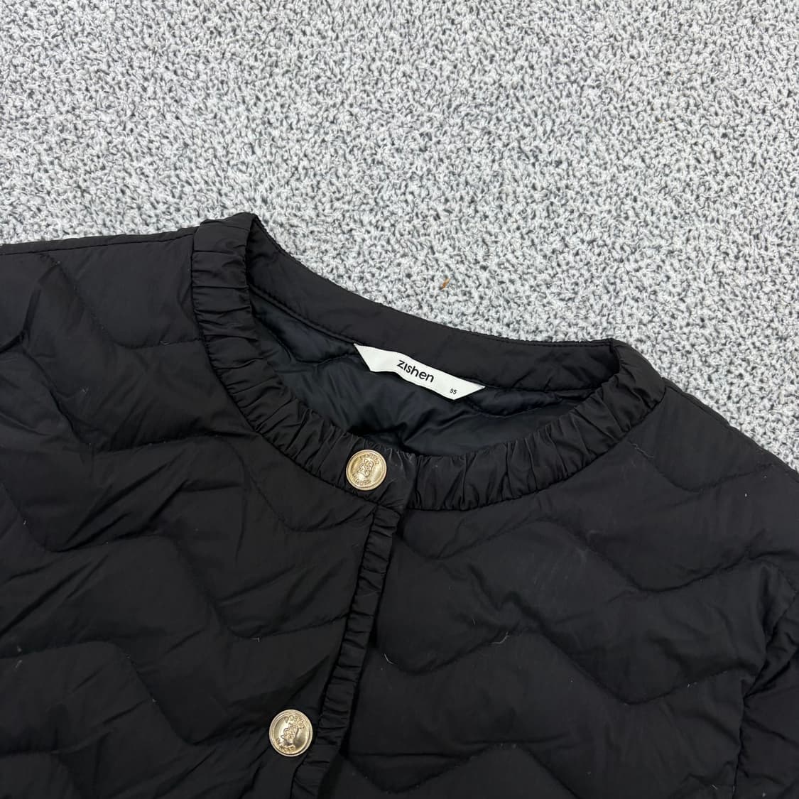 95 지센 덕다운 자켓 단추장식 0312J 상품이미지2