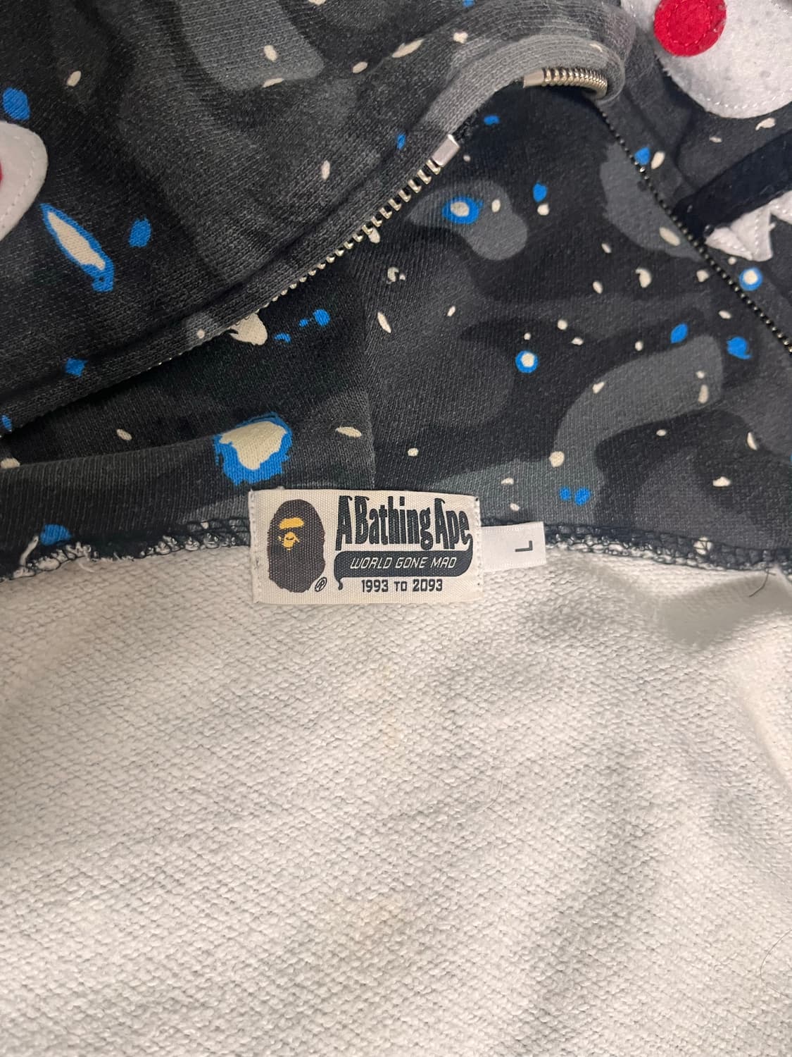 베이프 샤크후드집업 상품이미지3