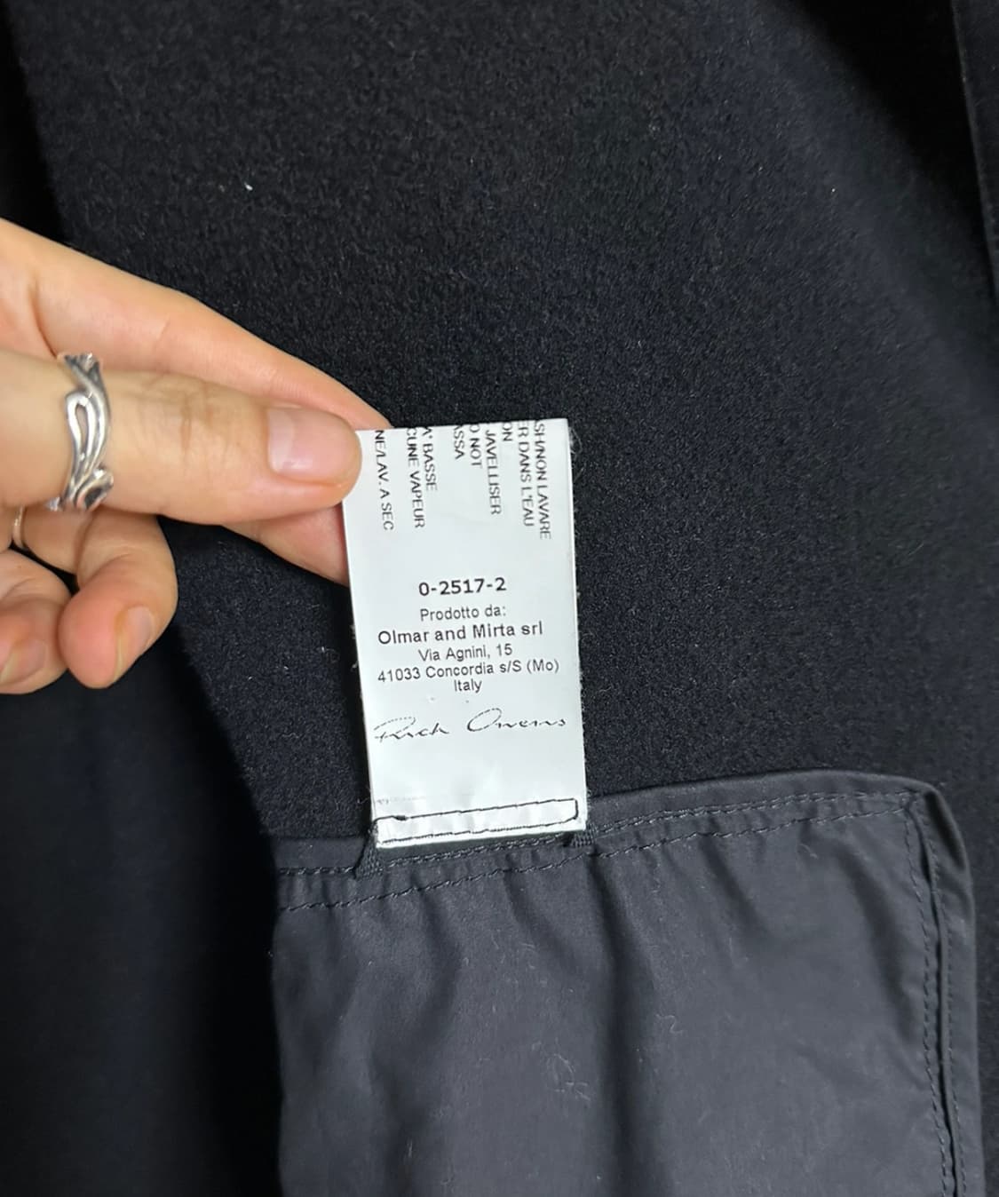 Rick owens long hood  jacket 상품이미지4