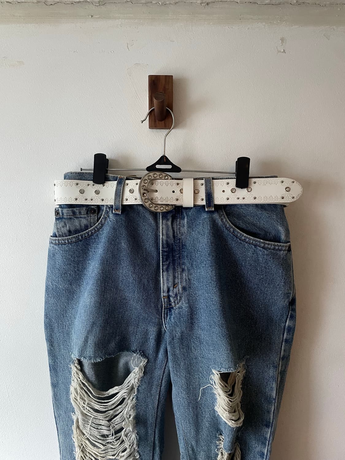 JPN Vintage Leather Belt 상품이미지1