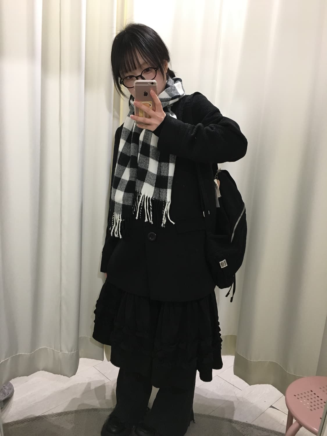 타탄체크 머플러 상품이미지2