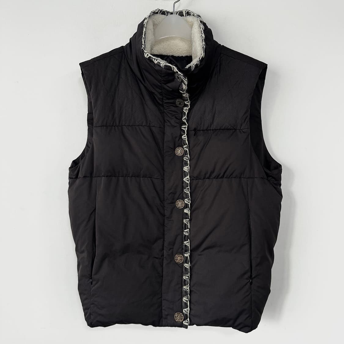 타임 TIME 블랙 구스 패딩 베스트 상품이미지1