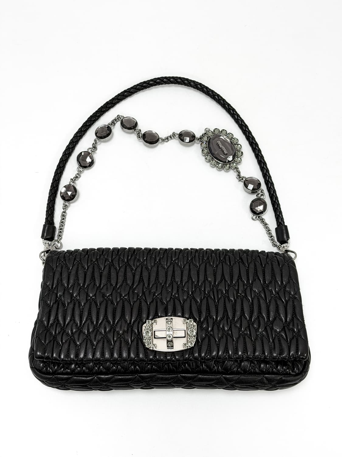 미우미우 나파 크리스탈 마테라쎄 숄더백 상품이미지3