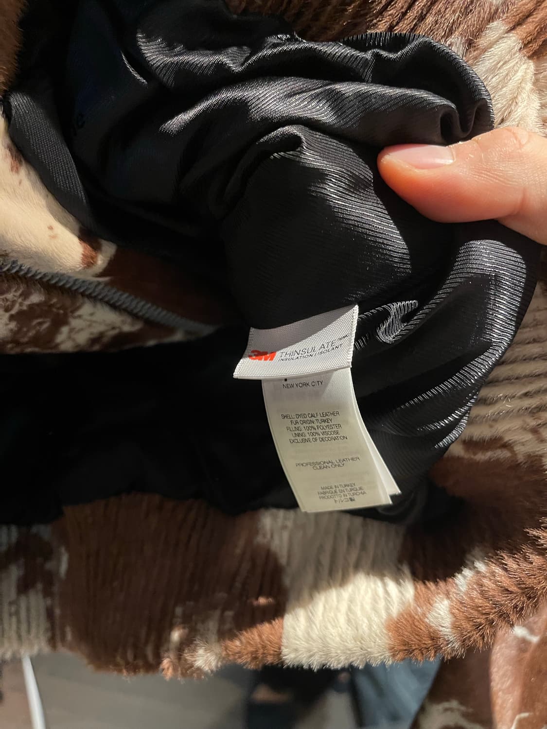 슈프림 송치레더 자켓 상품이미지4