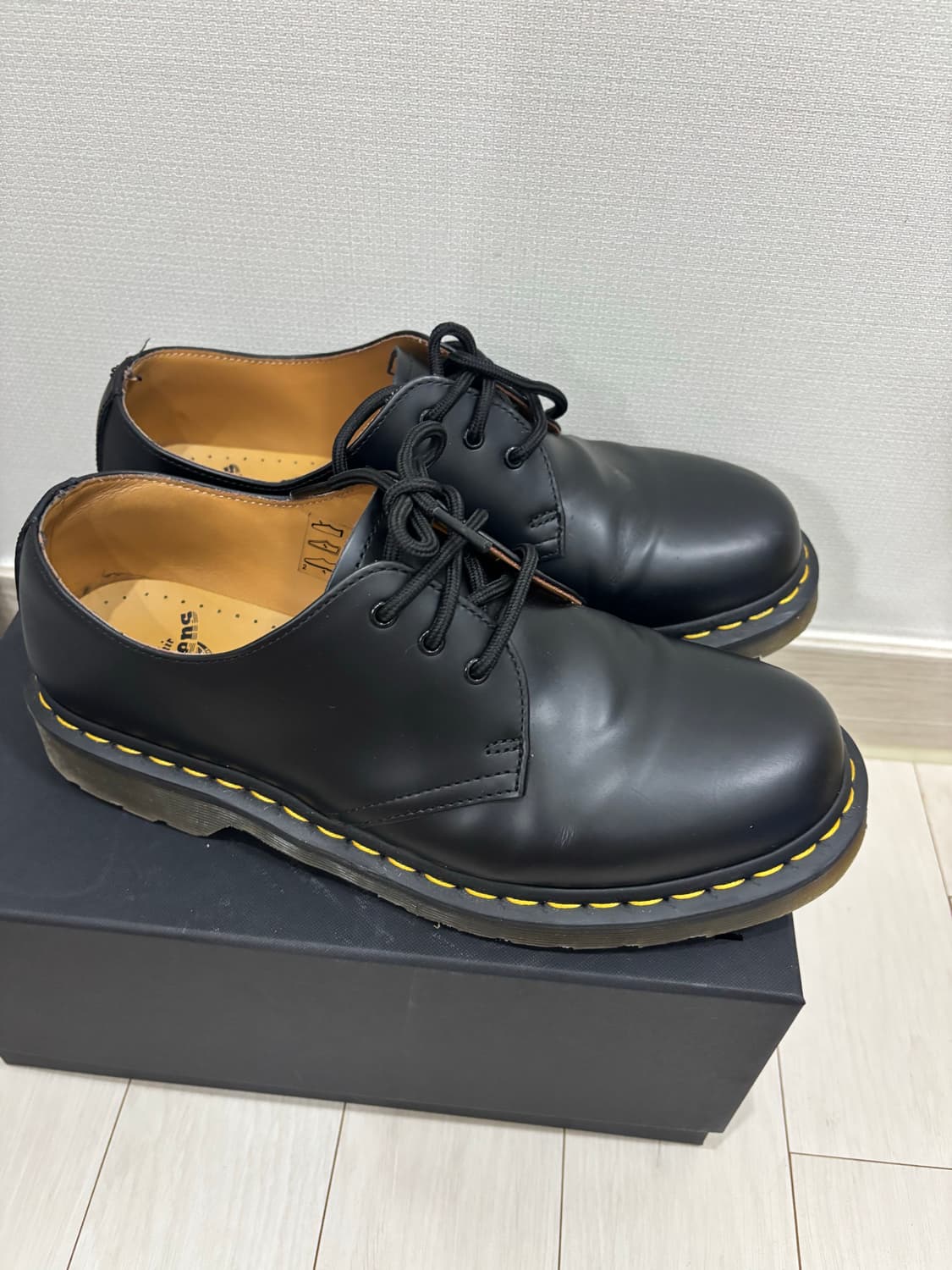 닥터마틴 1461 스무스 블랙 3홀 워커(11838) 260 상품이미지3