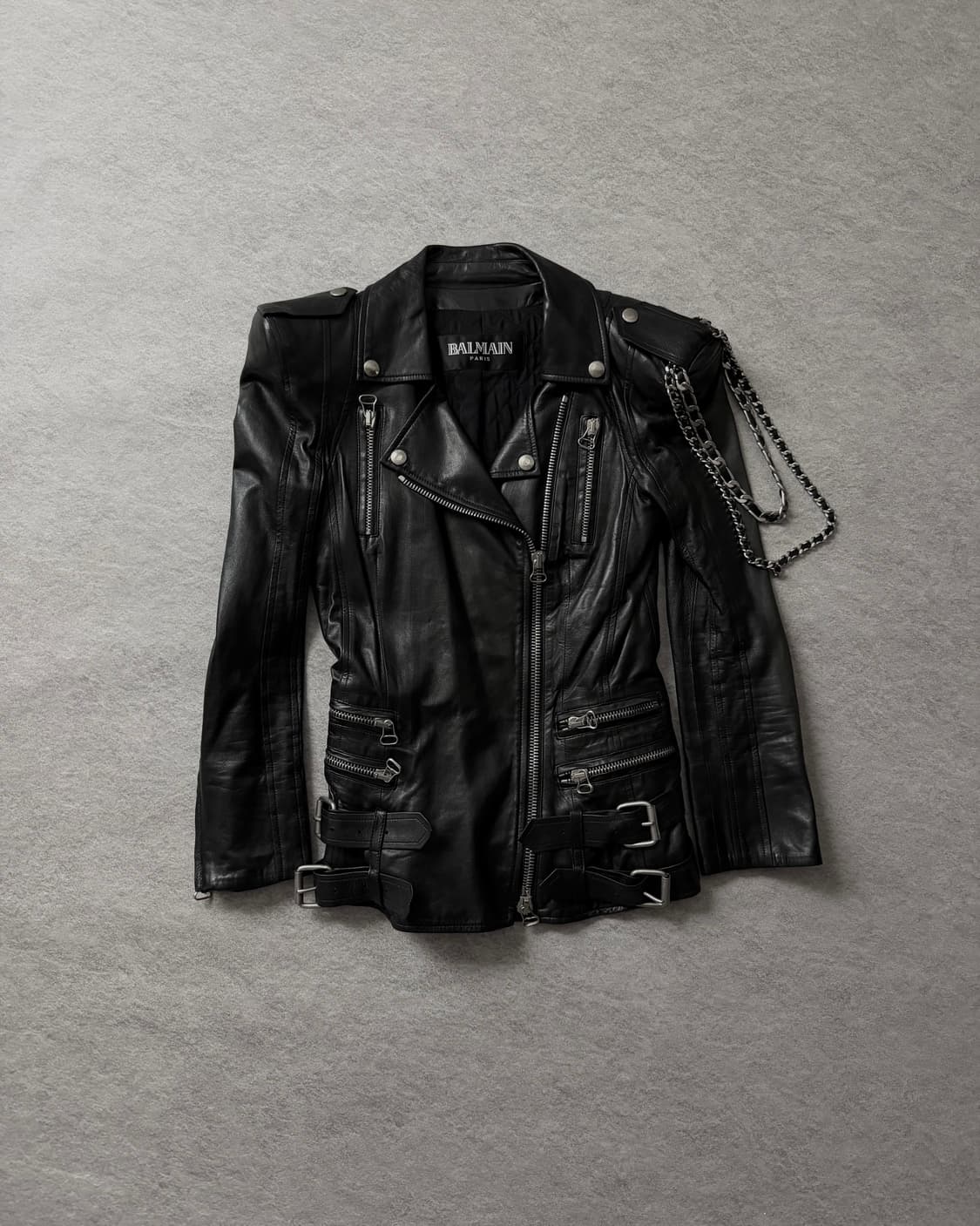 09FW 발망 데카르넹 라이더 자켓 상품이미지3