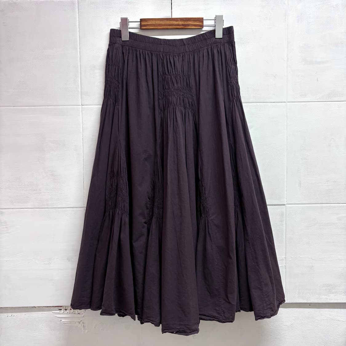 딥퍼플 셔링 긱시크 롱 스커트  JPN 상품이미지1