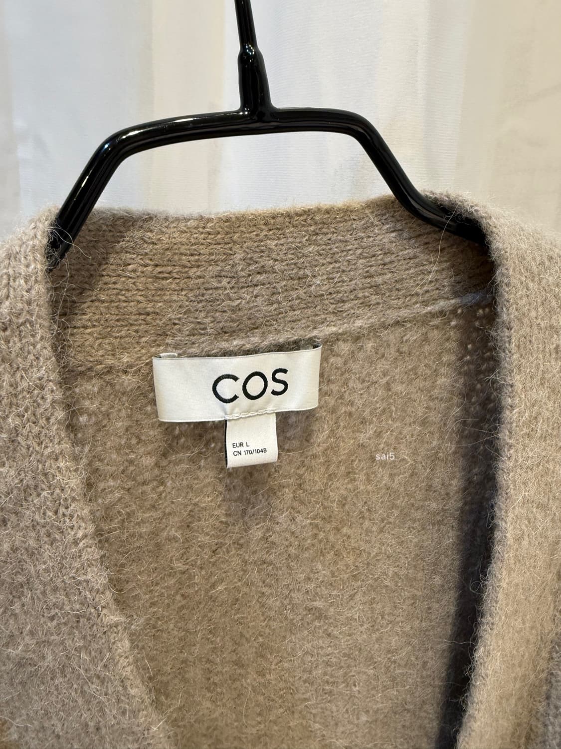 COS 알파카 랩스타일 니트 가디건 상품이미지5