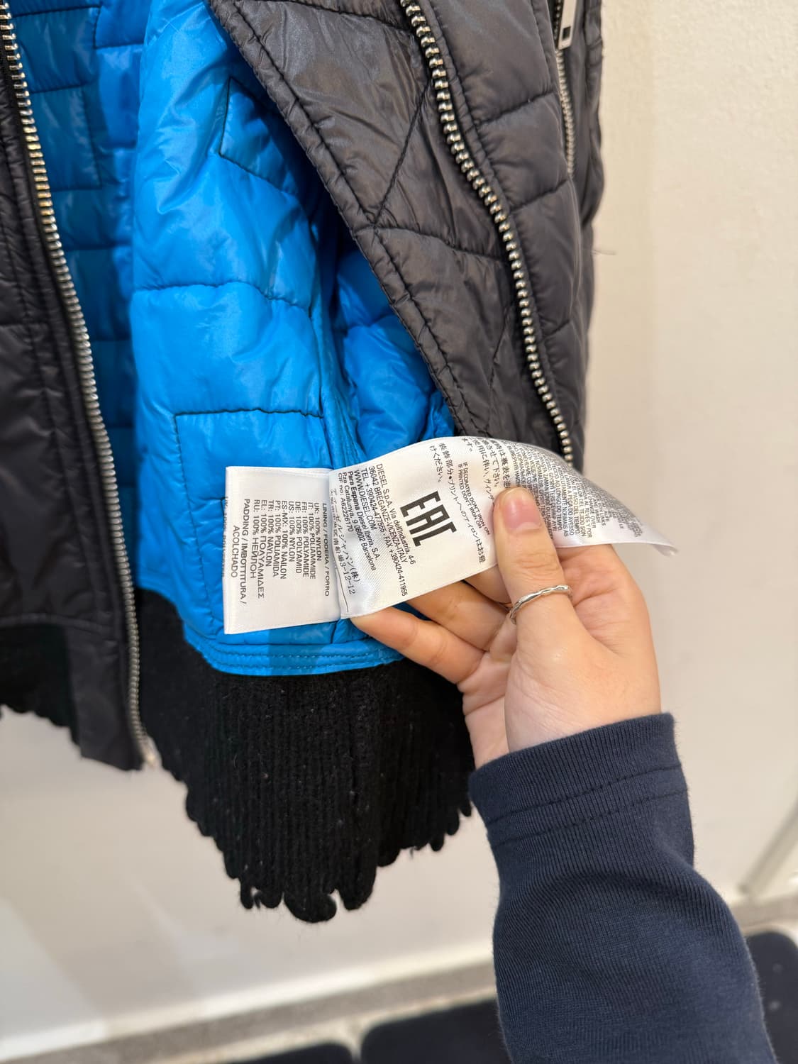 DIESEL 3m thinsulate bomber jacket 상품이미지5